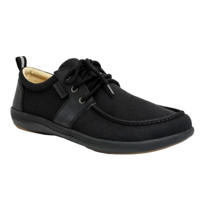 Giày lười sức khỏe nam Revitalign Brewster Black