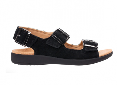 Giày sandal sức khỏe nữ Revitalign Roma Black