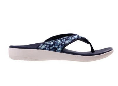 Dép xỏ ngón sức khỏe nữ Revitalign Mod Floral Blue